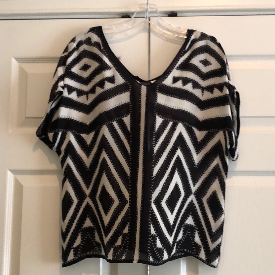 Nwt Milly V Neck Dolman Top. Silk. Size 4.